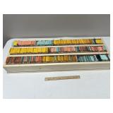 Huge Homemade Wooden Card Box of Sports Cards