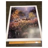 Rick Kelley Whitetail Deer Signed Wildlife Print