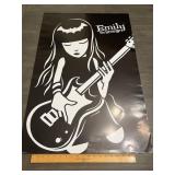 Emily The Strange Guitar Poster