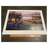 Carroll Smith "Early To Rise" Truck Landscape Prin
