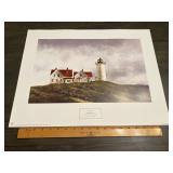 Douglas Brega "Ferry Watch" Lighthouse Print