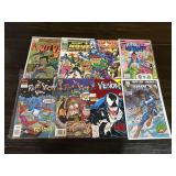 8 Marvel Nova / Venom / New Warriors Comic Books