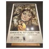 Green Mansions Vintage Movie Poster