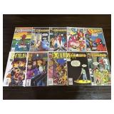 10 Marvel X-Men / Excalibur / Spider-Man Comic Boo