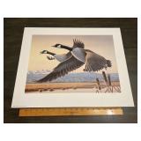 Ron Vyse Canada Geese Signed Numbered Print 219/95
