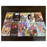 10 DC V / Hawkman / Steel / Orion Comic Books