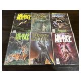 6 Heavy Metal Magazine Issues
