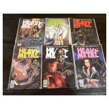 6 Heavy Metal Magazine Issues
