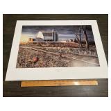 Jim Hansel "At The Crossing" Signed Numbered Pheas