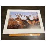 Leo Stans "Majestic Morning" Whitetail Deer Print