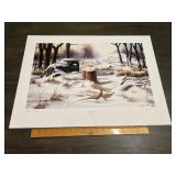 Jim Hansel "Winter Retreat" Signed Winter Print