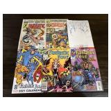 5 Marvel Fantastic Four Comics & 2021 Calendar