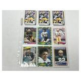 9 Assorted Packers Cards