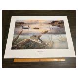 Ray Mertes "Triple Tease Musky" Fishing Print