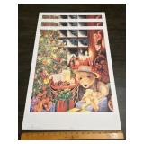 3 Christmas 1994 Teddy Bear Holiday Prints