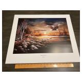 Derkrech "Paradise Retreat" Cabin Eagle Print