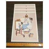 Norman Rockwell "Triple Self-Portrait" Prints Lot