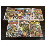 7 Marvel Man-Thing Comic Books