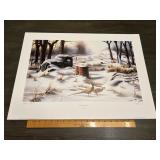 Jim Hansel "Winter Retreat" Signed Numbered Pheasa