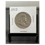 1952 Franklin Silver Half Dollar