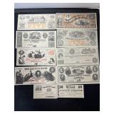 10 Reproduction Obsolete Currency Notes