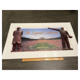 "The Legend Continues" Football Poster