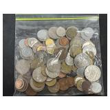 1 Pound of Assorted Foreign Coins