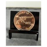 Colt 45 1 Oz Copper Round