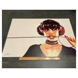 "Steez" Headphones Girl Graphic Poster