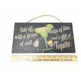 Tequila-Themed Wall Sign