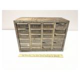 Vintage Hardware Parts Drawer Cabinet
