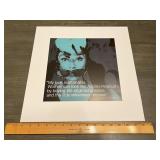 Audrey Hepburn Advertisement Print