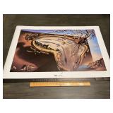 Salvador Dali "Clock Explosion" Art Poster