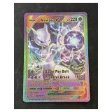 Mewtwo V Rainbow Novelty Pokï¿½mon Card