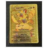 Zeraora VMAX Gold Novelty Pokï¿½mon Card