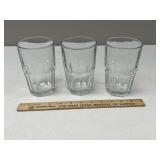 3 16 Oz Drinking Glasses