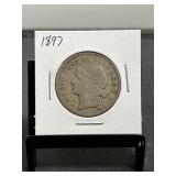 1897 Dominican Republic 12 1/2 Gramos Coin