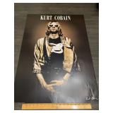 Kurt Cobain Nirvana Music Poster