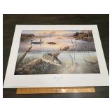 Ray Mertes "Triple Tease Musky" Fishing Print