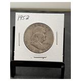 1952 Franklin Silver Half Dollar