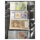 4 Foreign Currency Notes