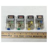 4 Novelty Butane Lighters