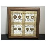 8 Chinese Cash Coins in Frame