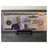 $100 Trump Commemorative Note
