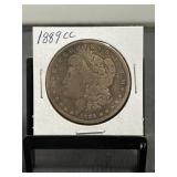 1889CC Morgan Silver Dollar