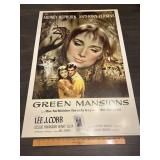 "Green Mansions" Vintage Movie Poster