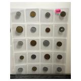 20 WWII Foreign Coins