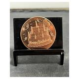 Happy Birthday 1 Oz Copper Round