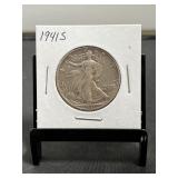 1941S Walking Liberty Silver Half Dollar