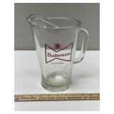 Budweiser Glass Pitcher